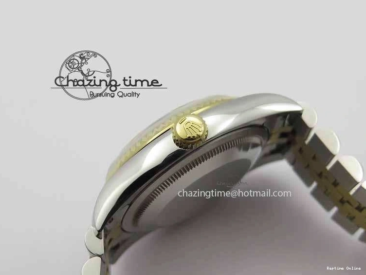 0521 DateJust 116234 SS YG BP Best Edition Gray Dial Diam Markers On SS YG Bracelet SA ZipUp 3745